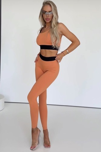 Леггинсы High Waisted Scrunch Butt Leggings ELITE Orange 465