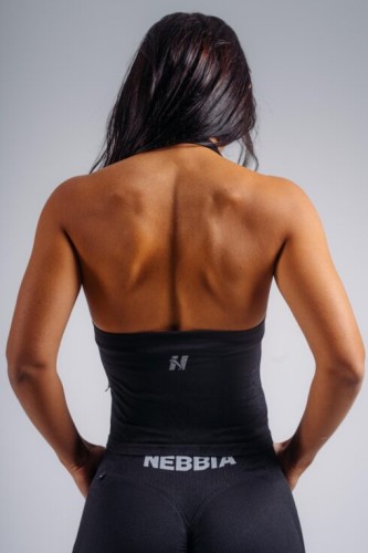 Майка Nebbia Halter Top with Built-in Bra PRIMAL Black 863