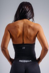 Майка Nebbia Halter Top with Built-in Bra PRIMAL Black 863