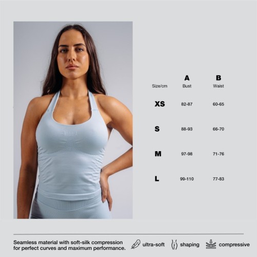 Майка Nebbia Halter Top with Built-in Bra PRIMAL Black 863