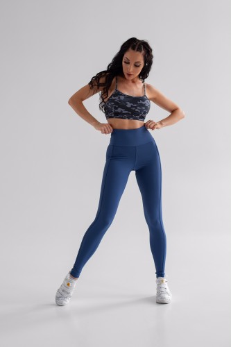 ЛЕГГИНСЫ TOTAL INDIGO BLUE MISSIONER FITNESS LEGGING 14626