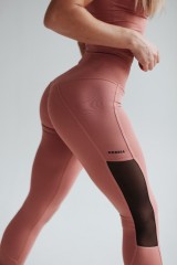 Легінси High Waist &amp; Mesh Leggings 573 Old Rose