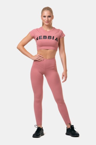 Легінси High Waist & Mesh Leggings 573 Old Rose