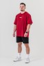 Футболка Nebbia Oversized T-shirt GYM ESSENTIALS Dark Red 381