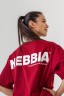 Футболка Nebbia Oversized T-shirt GYM ESSENTIALS Dark Red 381
