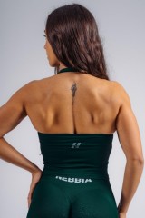 Майка Nebbia Halter Top with Built-in Bra PRIMAL Dark Green 863