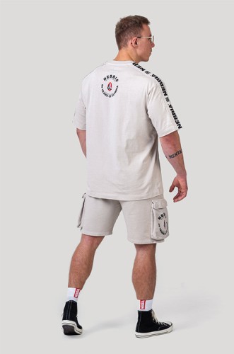 Футболка Nebbia Washed Oversized T-Shirt GOLDEN AGE Light Grey 790