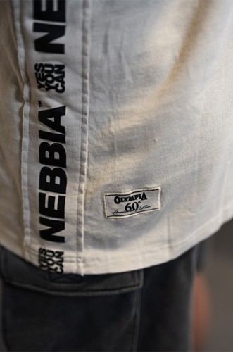 Футболка Nebbia Washed Oversized T-Shirt GOLDEN AGE Light Grey 790