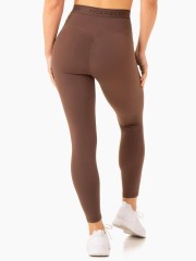 Леггинсы Level Up High Waisted Scrunch Leggings - Chocolate