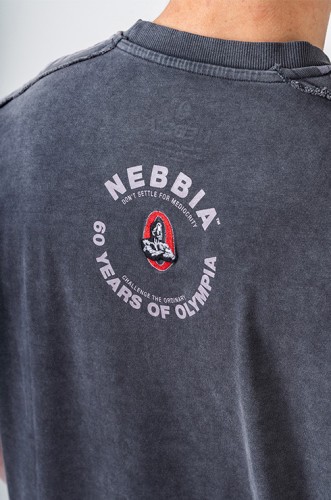 Футболка Nebbia Washed Oversized T-Shirt GOLDEN AGE Black 790