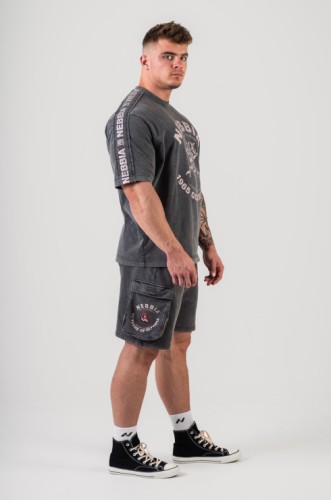 Футболка Nebbia Washed Oversized T-Shirt GOLDEN AGE Black 790