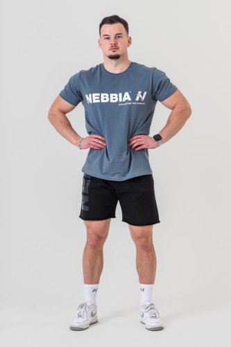 Футболка Nebbia T-shirt GYM ESSENTIALS Grey 380