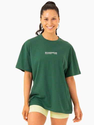 Футболка Frequency Oversized T-Shirt - Emerald