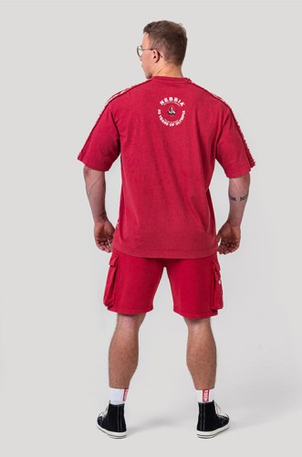 Футболка Nebbia Washed Oversized T-Shirt GOLDEN AGE Red 790