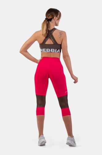 Леггинсы High-Waist ¾ Length Sporty Leggings 406 Pink
