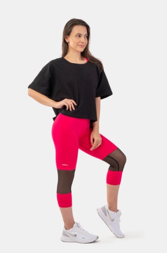 Леггинсы High-Waist ¾ Length Sporty Leggings 406 Pink