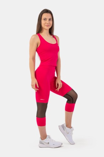 Леггинсы High-Waist ¾ Length Sporty Leggings 406 Pink