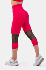 Леггинсы High-Waist ¾ Length Sporty Leggings 406 Pink