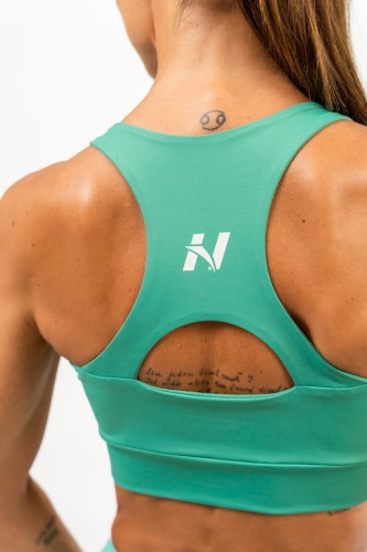 Топ Medium-Support Racerback Sports Bra AGILE Green 471
