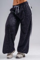 Штаны Nebbia Baggy Leopard Sweatpants PRIMAL Black Leopard 865