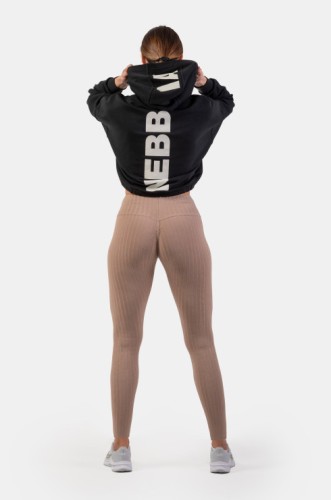 Леггинсы Organic Cotton Ribbed High-Waist Leggings 405 Brown