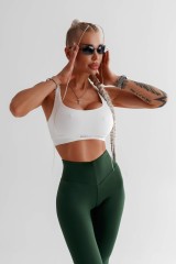 Топ Medium-Support Racerback Sports Bra AGILE White 471