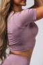 Топ Nebbia Shaping Crop Top FLOW SEAMLESS Pink 499