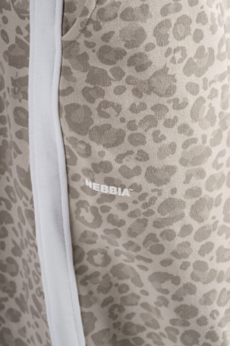 Штаны Nebbia Baggy Leopard Sweatpants PRIMAL Cream Leopard 865