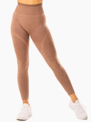 Леггинсы Excel Seamless High Waisted Leggings - Mocha Marl