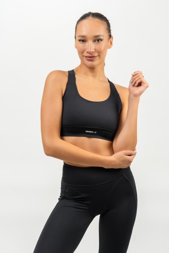 Топ Medium-Support Racerback Sports Bra AGILE Black 471