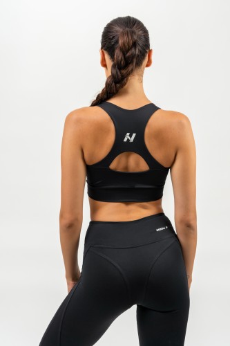 Топ Medium-Support Racerback Sports Bra AGILE Black 471