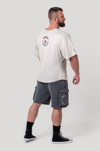 Футболка Nebbia Washed Rag Top GOLDEN AGE Light Grey 788