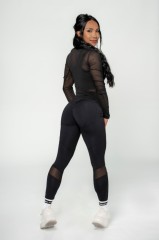 Лонгслив Nebbia Women's Mesh Long Sleeve Top INTENSE Sheer Gold 847