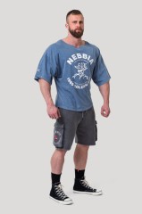 Футболка Nebbia Washed Rag Top GOLDEN AGE Blue 788