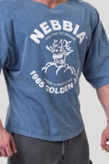 Футболка Nebbia Washed Rag Top GOLDEN AGE Blue 788