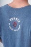 Футболка Nebbia Washed Rag Top GOLDEN AGE Blue 788