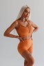 Велосипедки High Waisted Biker Shorts ELITE Orange 467