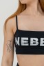 Топ Nebbia Bandeau bra BACK CHECK Black 612