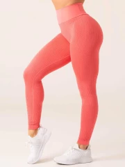 Легінси Ryderwear Honeycomb Scrunch Seamless Leggings - Coral Pink
