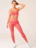 Леггинсы Ryderwear Honeycomb Scrunch Seamless Leggings - Coral Pink