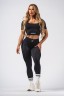 Топ Nebbia Shaping Crop Top FLOW SEAMLESS Black 499
