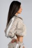 Кофта Nebbia Half-Zip Leopard Sweatshirt PRIMAL Cream Leopard 866