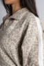 Кофта Nebbia Half-Zip Leopard Sweatshirt PRIMAL Cream Leopard 866