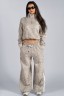 Кофта Nebbia Half-Zip Leopard Sweatshirt PRIMAL Cream Leopard 866