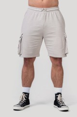 Шорты Nebbia Washed Loose Fit Cargo Shorts LEGACY Light Grey 787