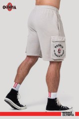 Шорты Nebbia Washed Loose Fit Cargo Shorts LEGACY Light Grey 787