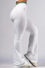 Леггинсы-клеш Nebbia High-Waist Flared Leggings CLUB D’OR White 630