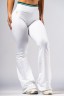 Леггинсы-клеш Nebbia High-Waist Flared Leggings CLUB D’OR White 630