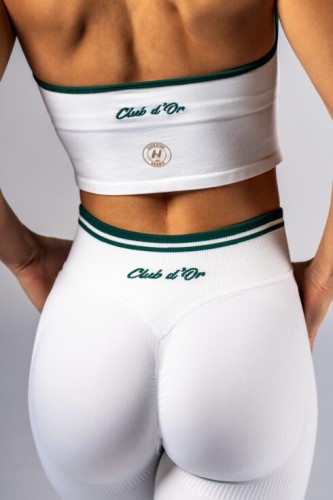 Леггинсы-клеш Nebbia High-Waist Flared Leggings CLUB D’OR White 630