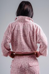 Кофта Nebbia Half-Zip Leopard Sweatshirt PRIMAL Pink Leopard 866